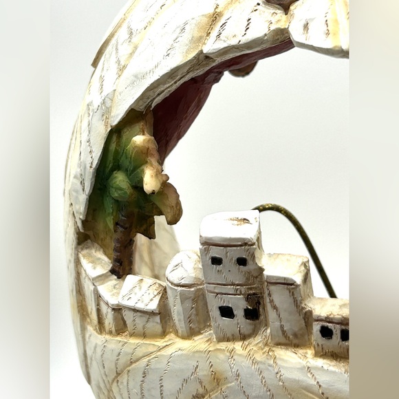 Vintage Musical Fontanini ROMAN Nativity Set Angel Scene Plays O Holy Night RARE - Picture 6 of 14